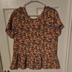 Floral Print Women's Top